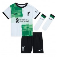 Camisa de Futebol Liverpool Cody Gakpo #18 Equipamento Secundário Infantil 2023-24 Manga Curta (+ Calças curtas)